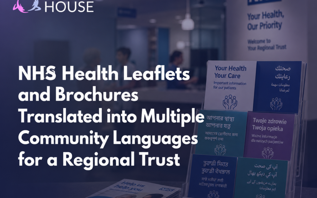 NHS Health Leaflets And Brochures Translated Into Multiple Community NHS Health Leaflets And Brochures Translated Into Multiple Community
