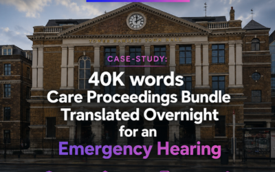 Multilingual Care Proceedings Bundle Translated Overnight for an Emergency Hearing